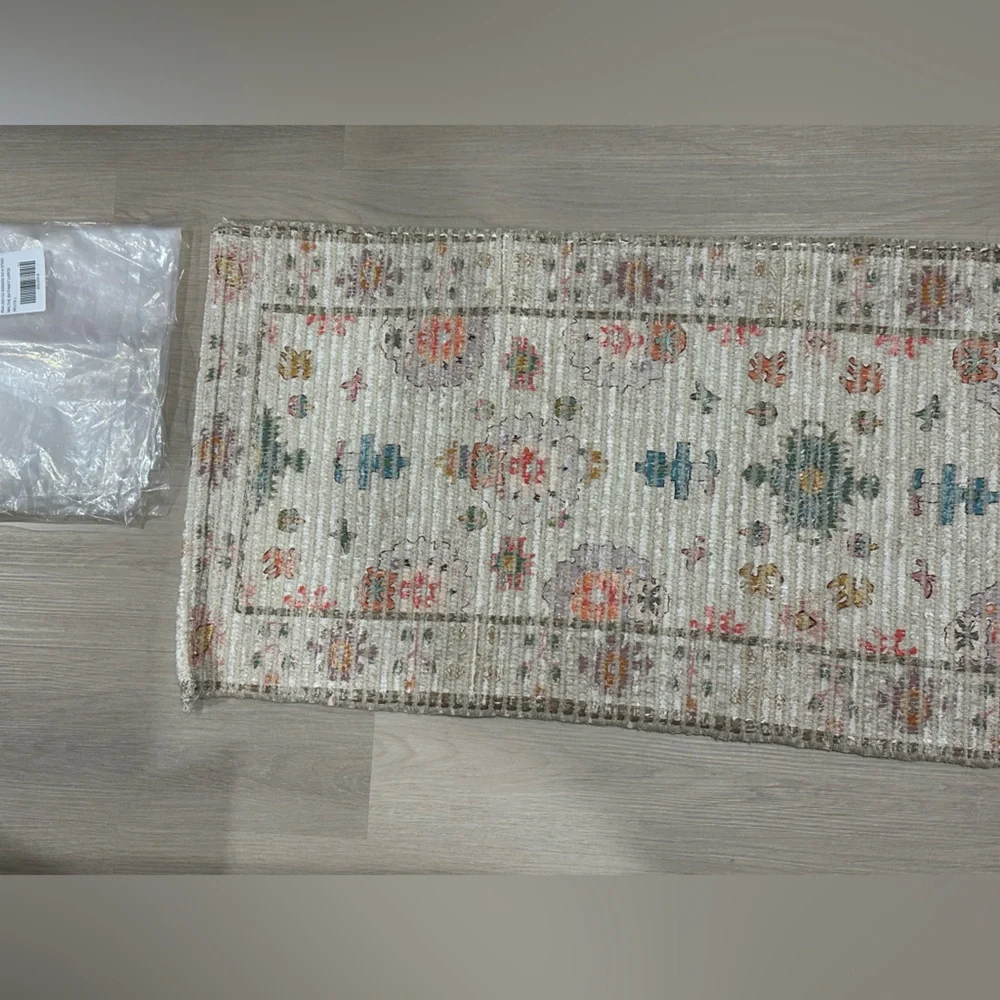 Anthropologie Malthe Cotton Printed Bath Mat *NWT